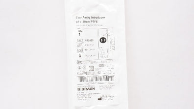 Braun 612628 Tear Away Introducer 9F x 30cm PTFE
